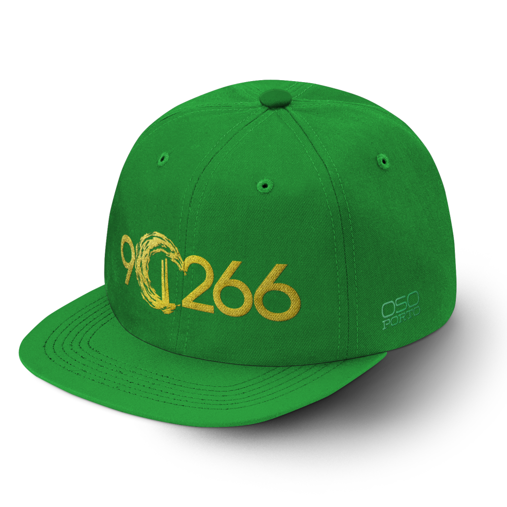 Manhattan Beach 90266 hat green/gold
