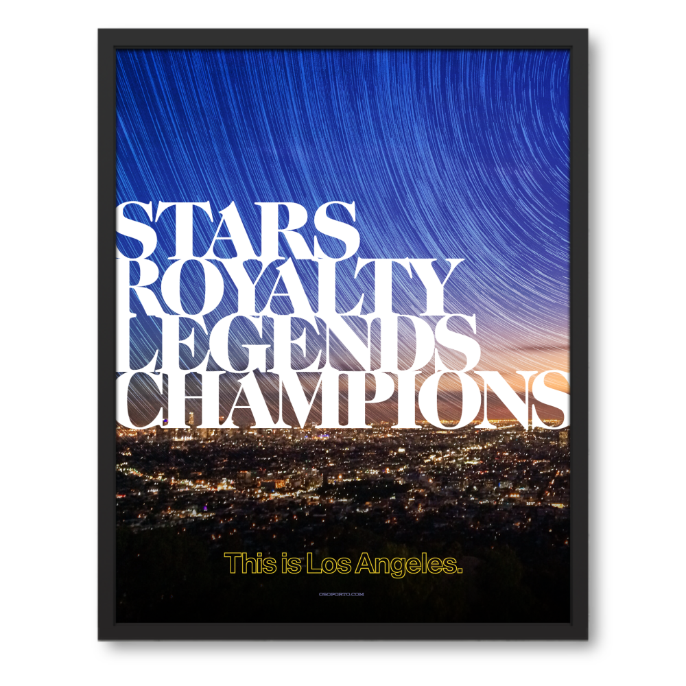 poster for Los Angeles sports teams championships