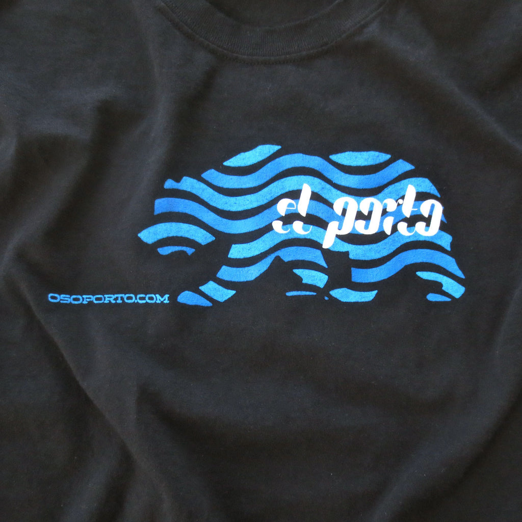 actual Bearwaves beach bears waves surf minimal graphic t-shirt design from California