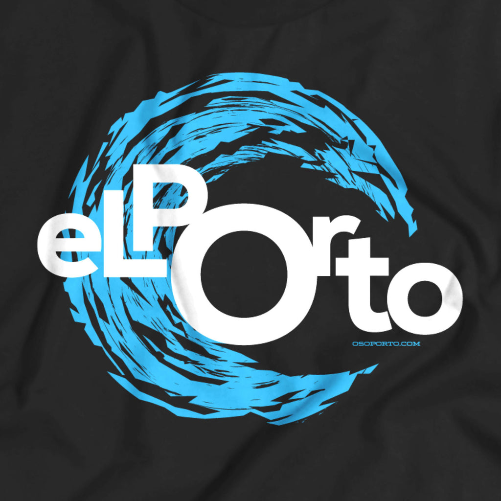 closeup Barrel California beach town surf style t-shirt wave El Porto