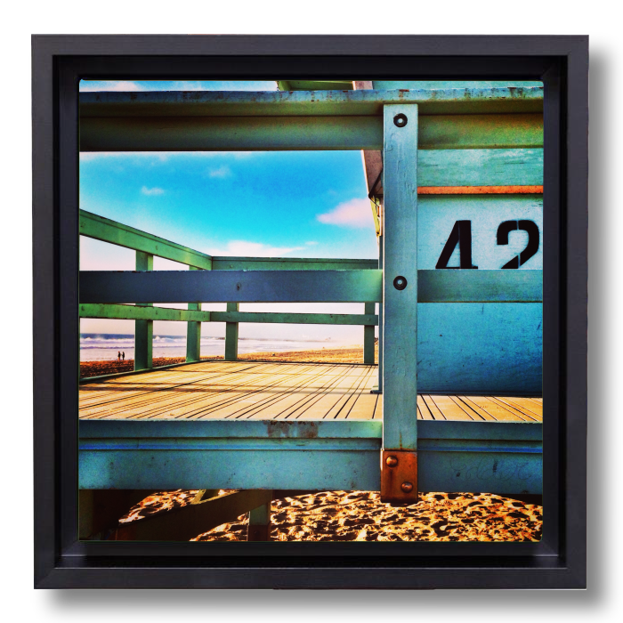 Beach decor photography canvas print: Level 42