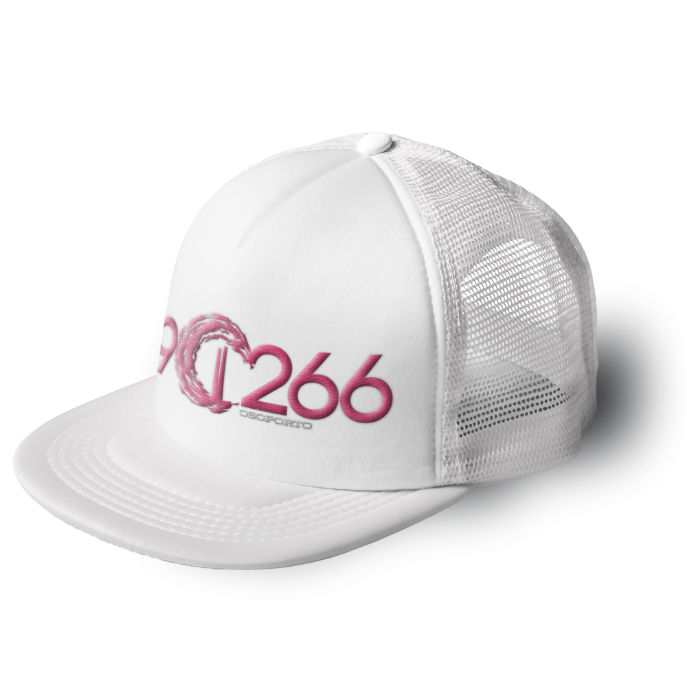 902662 trucker cap | white and pink