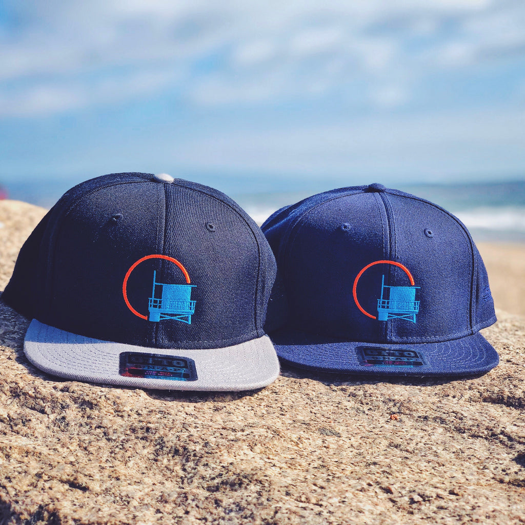 Guarded Lifeguard Tower Snapback Hat from OsoPorto | South Bay, CA
