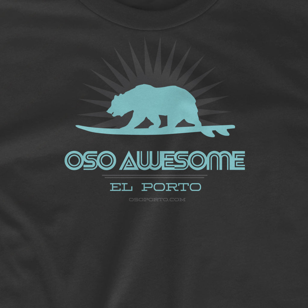 California Surf Bear Oso Awesome t-shirt