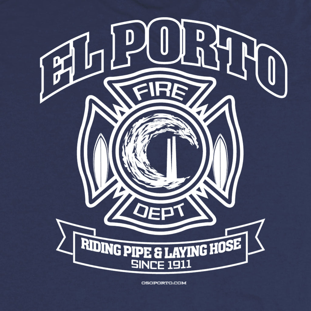 El Porto California Surf Neighborhood Fire Dept Shirt