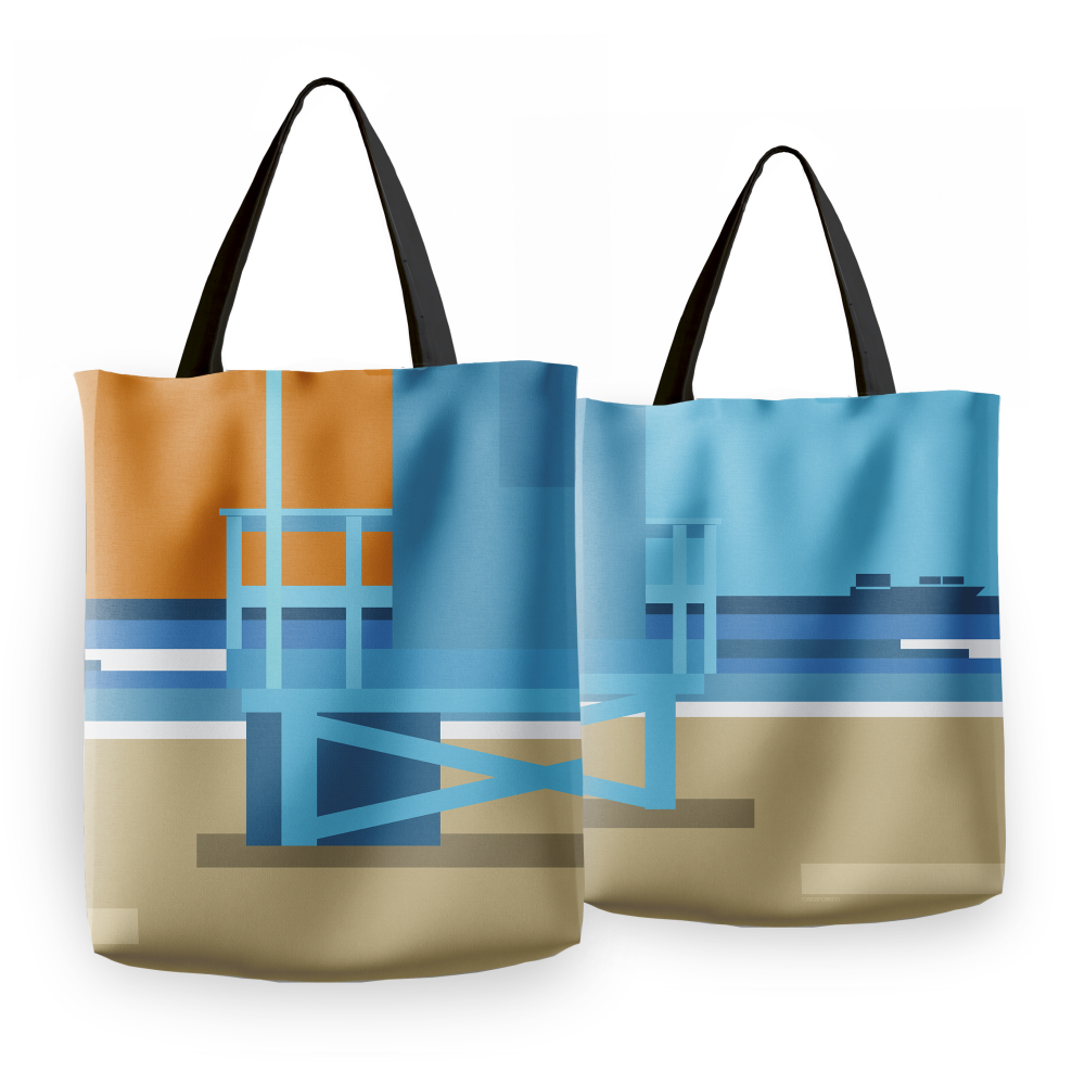 Advertising Non-Woven Horizontal Stripe Tote Bags, Tote Bags